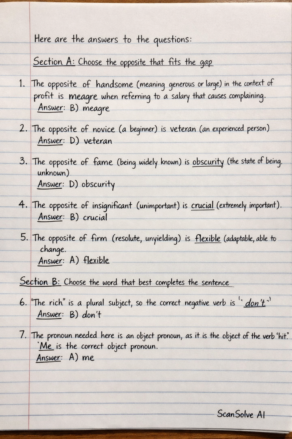 Handwritten step-by-step solution preview