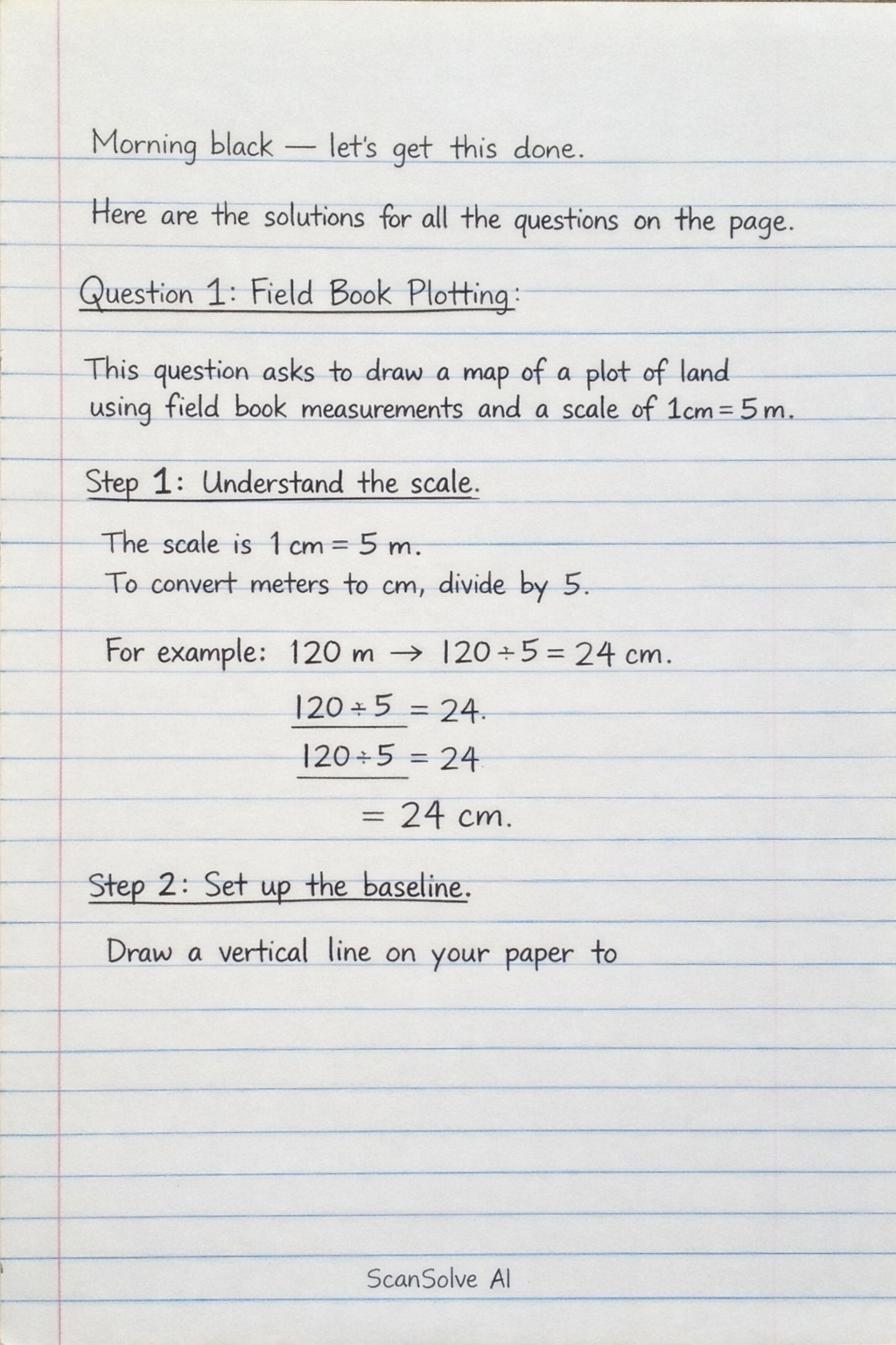 Handwritten step-by-step solution preview
