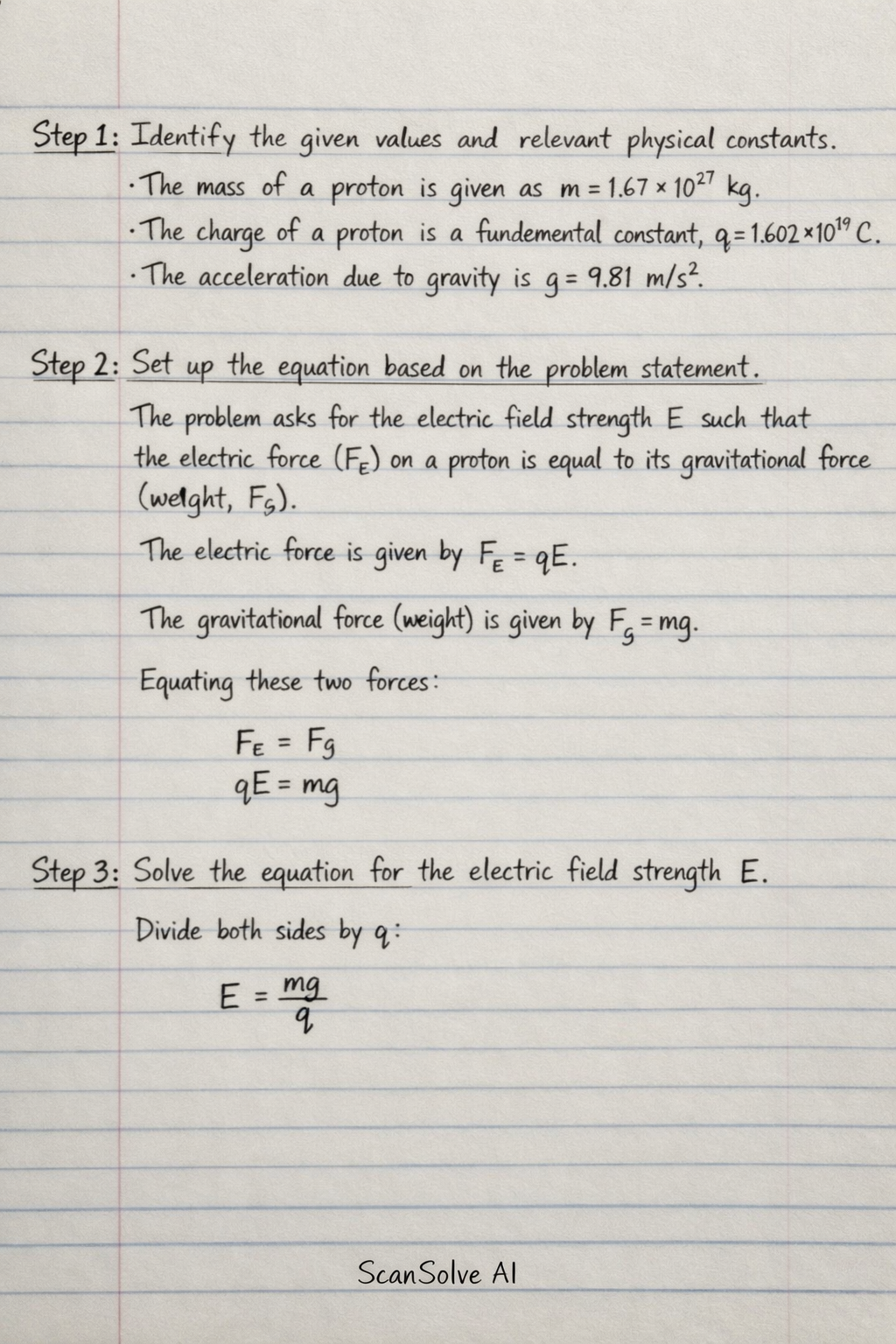 Handwritten step-by-step solution preview