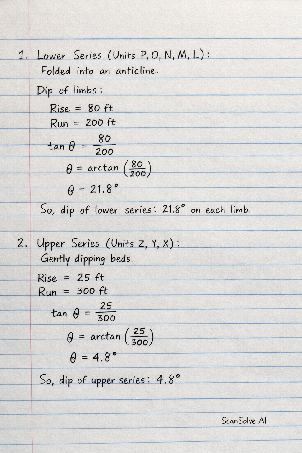 Handwritten step-by-step solution preview