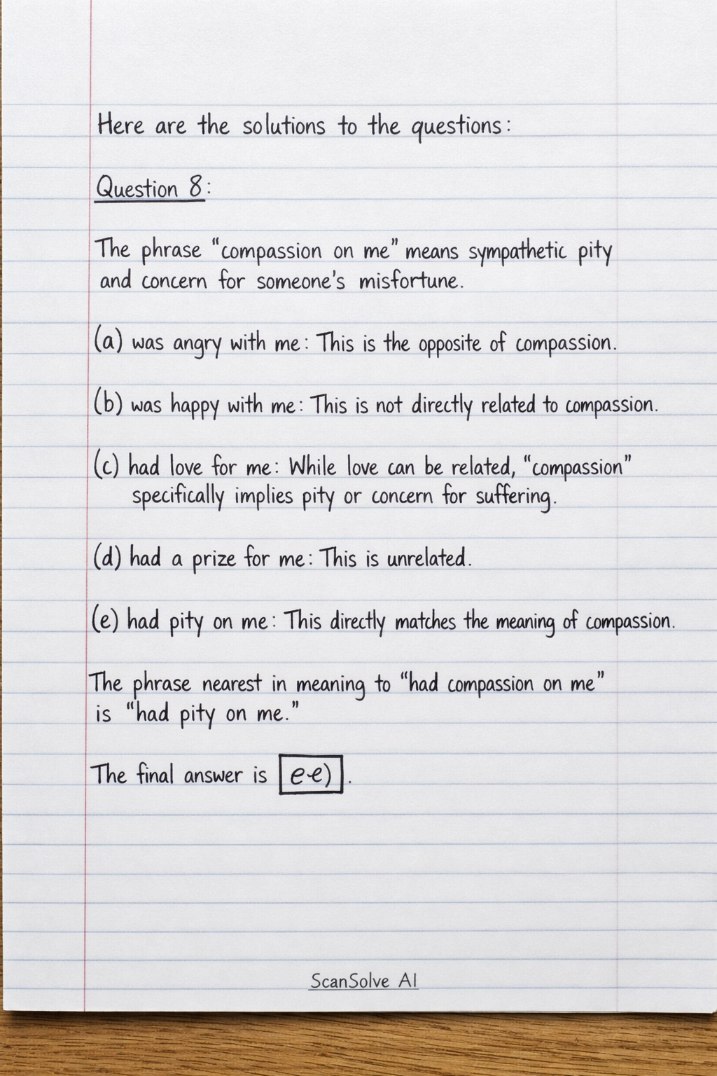 Handwritten step-by-step solution preview
