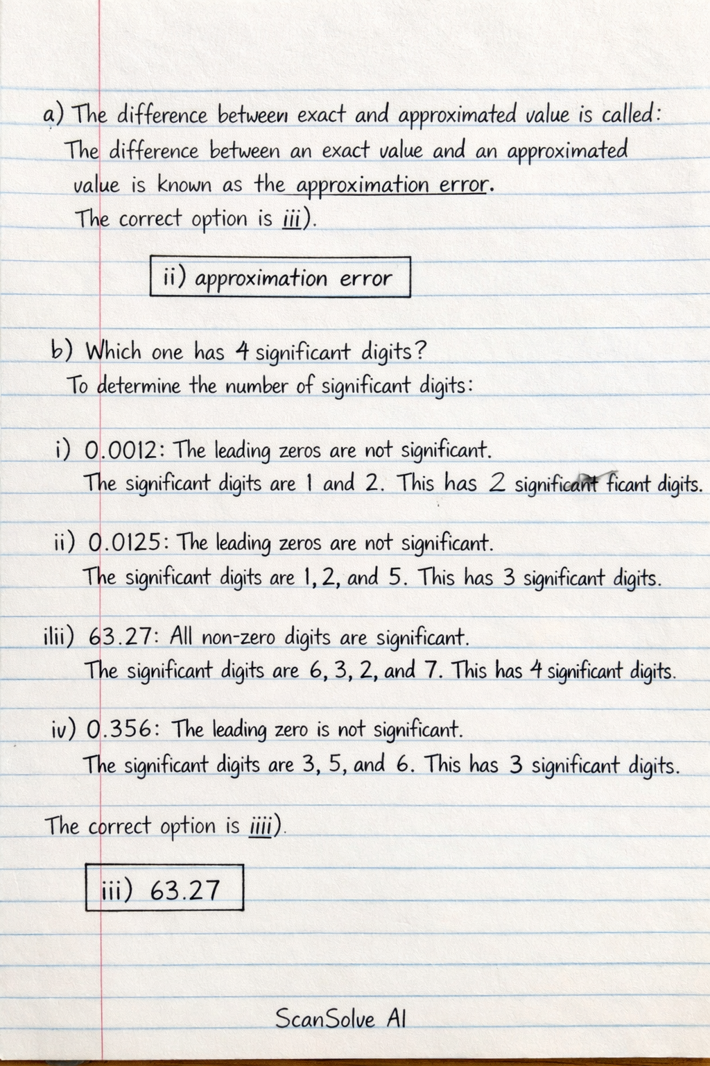 Handwritten step-by-step solution preview