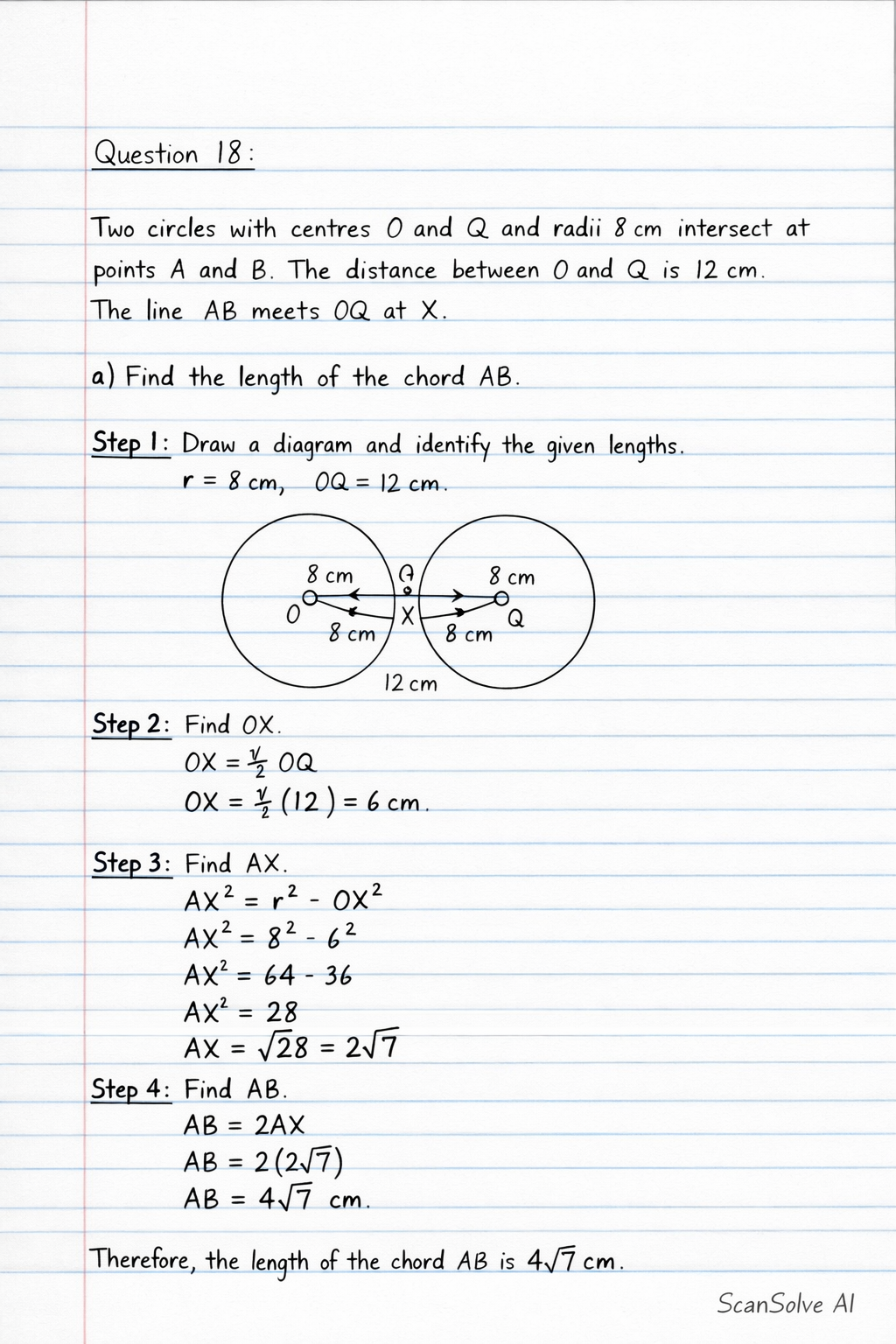 Handwritten step-by-step solution preview