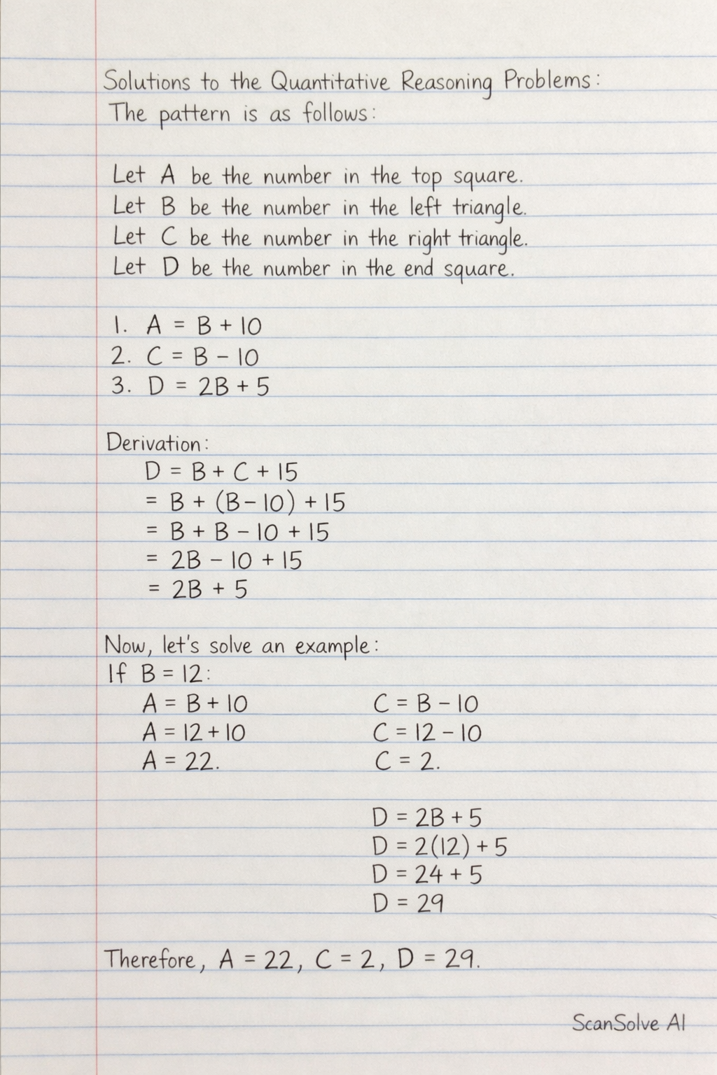 Handwritten step-by-step solution preview