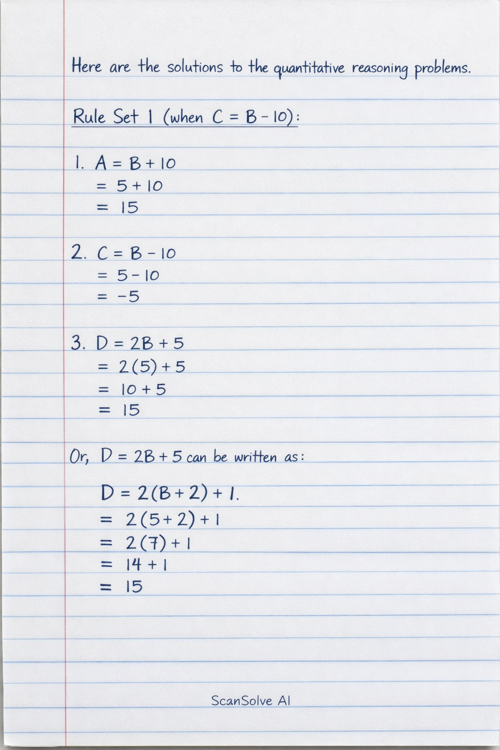 Handwritten step-by-step solution preview