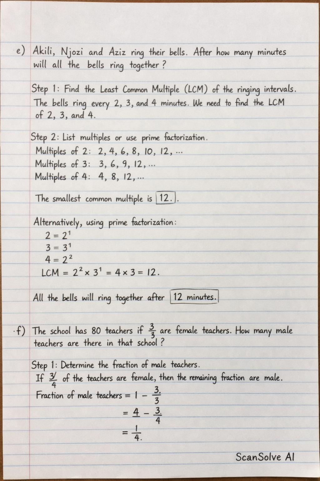 Handwritten step-by-step solution preview