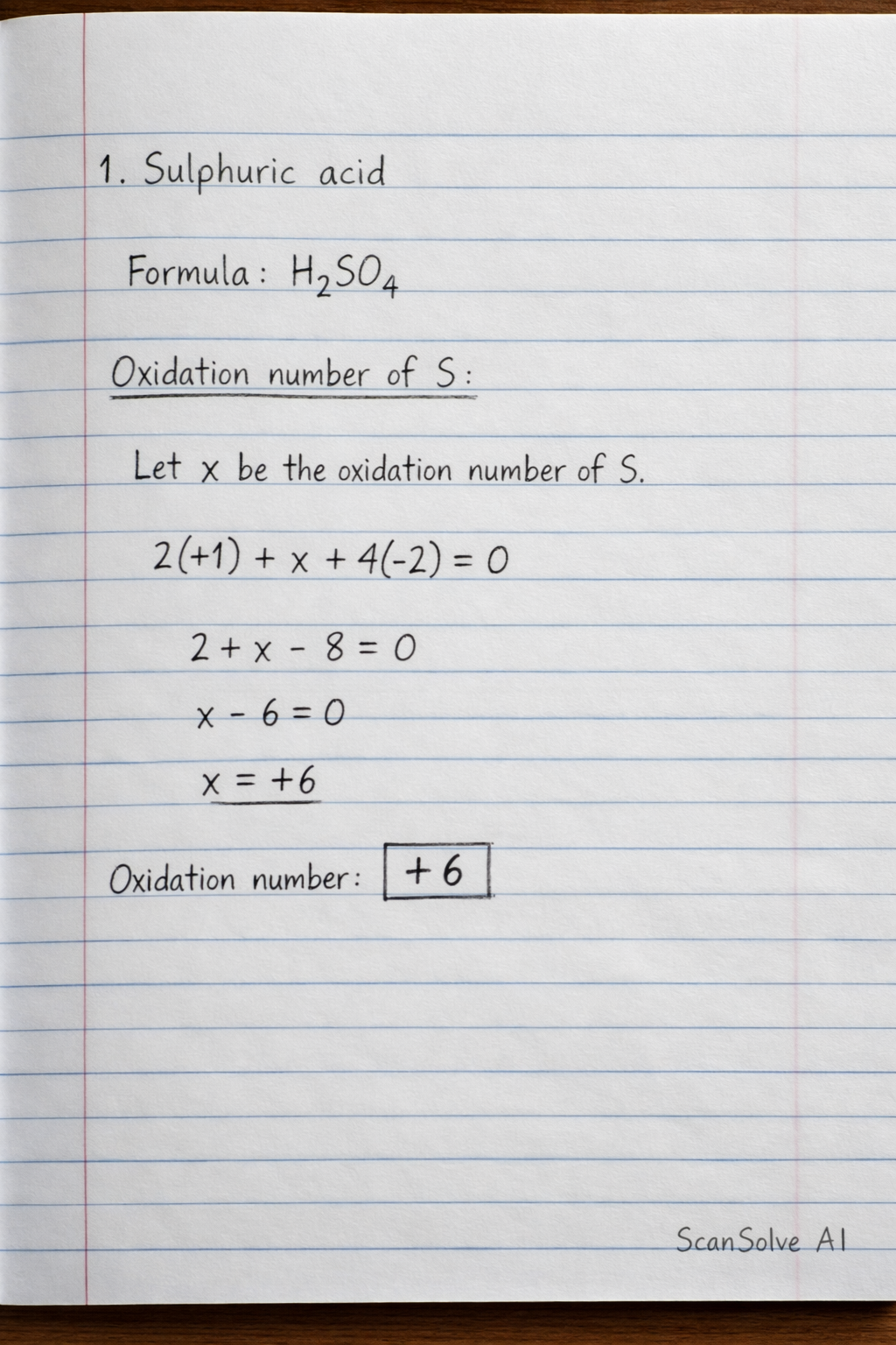 Handwritten step-by-step solution preview