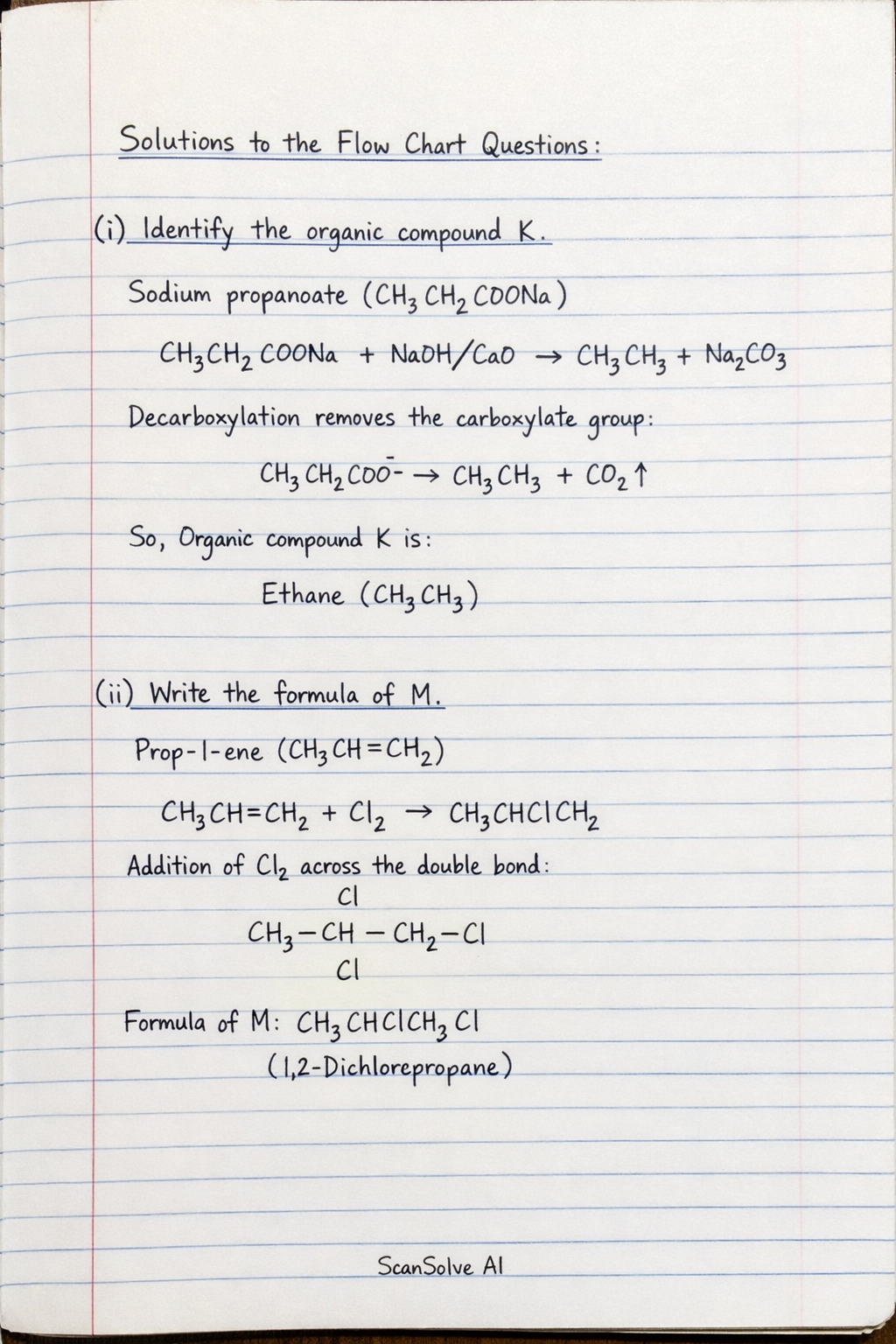 Handwritten step-by-step solution preview