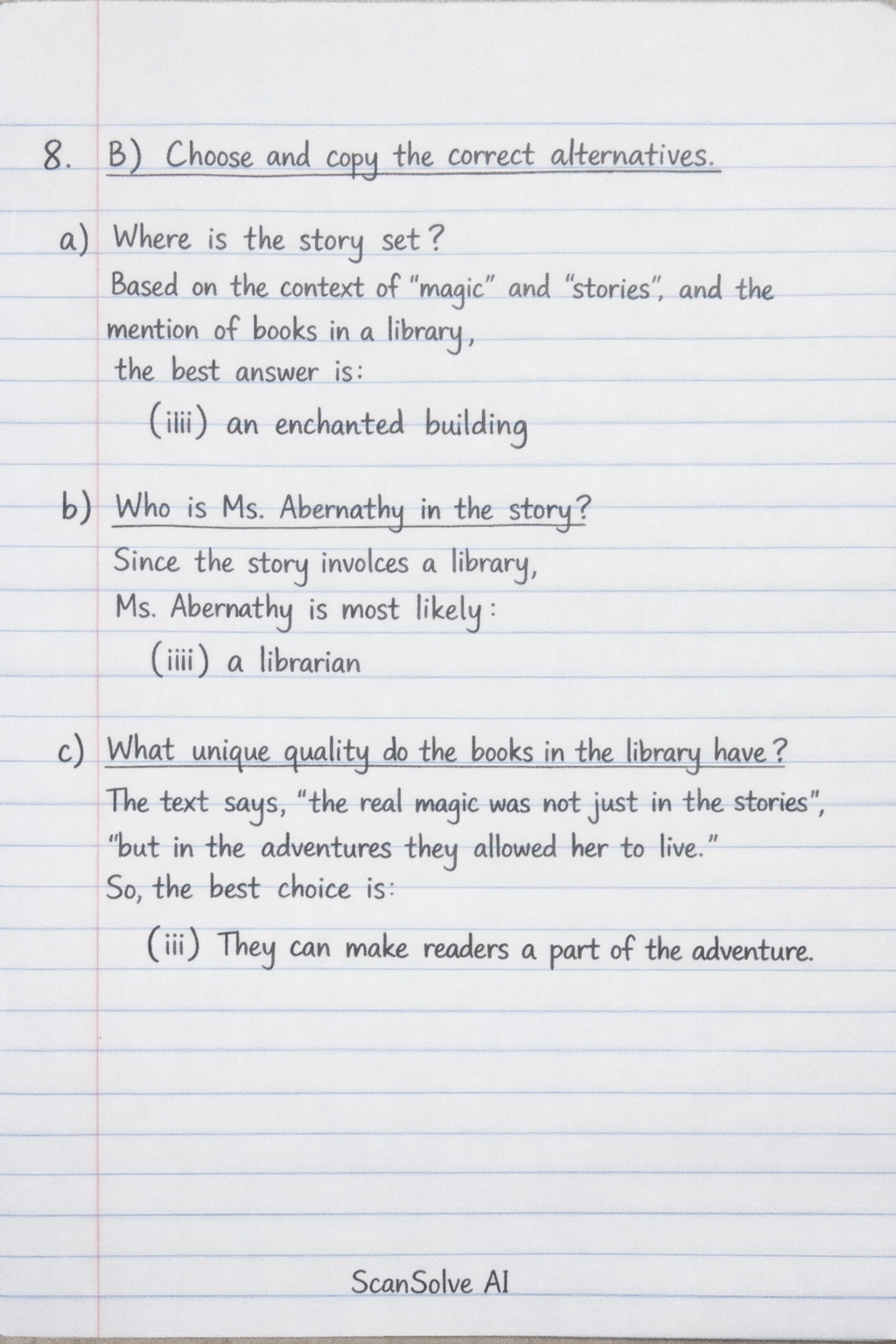 Handwritten step-by-step solution preview