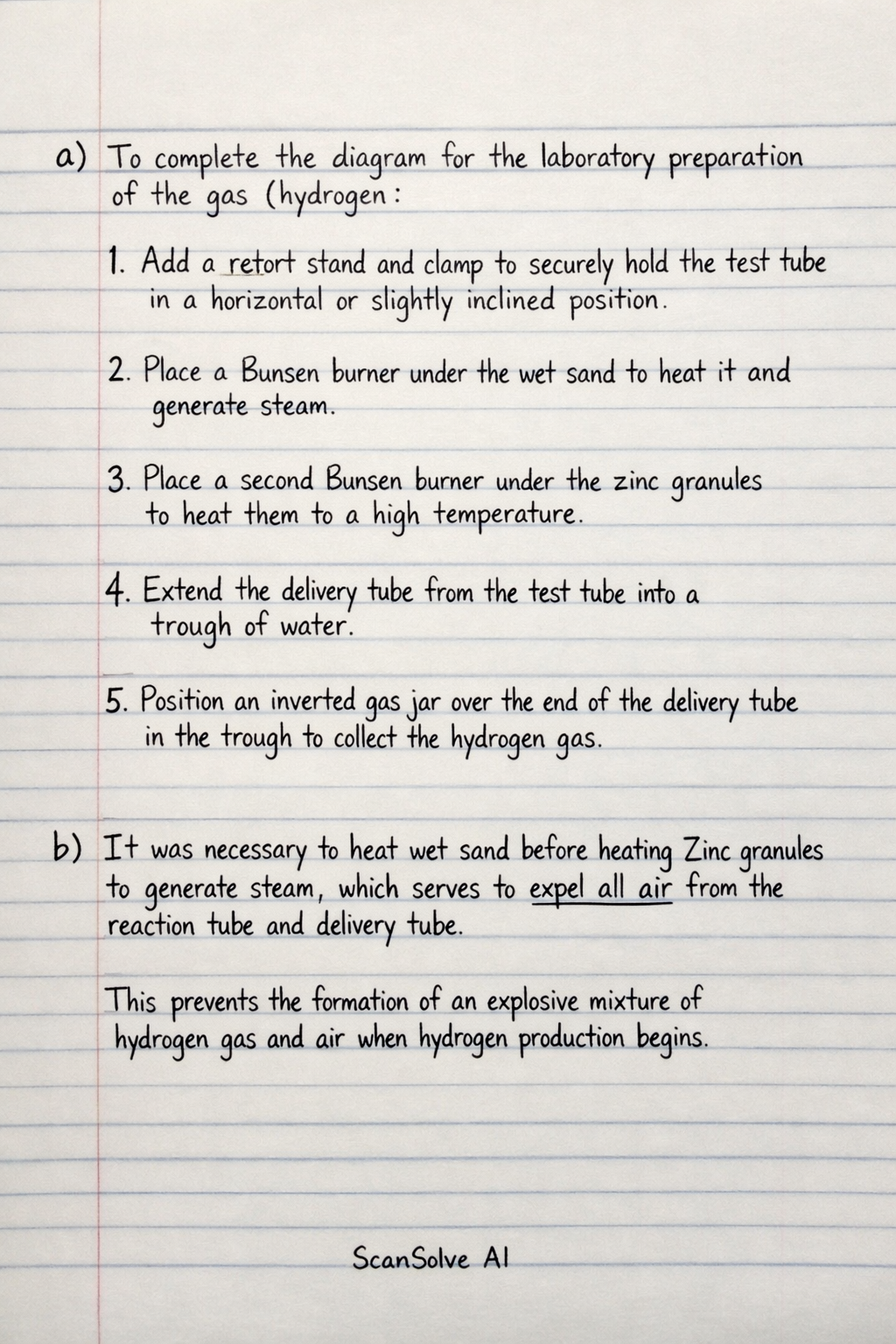 Handwritten step-by-step solution preview