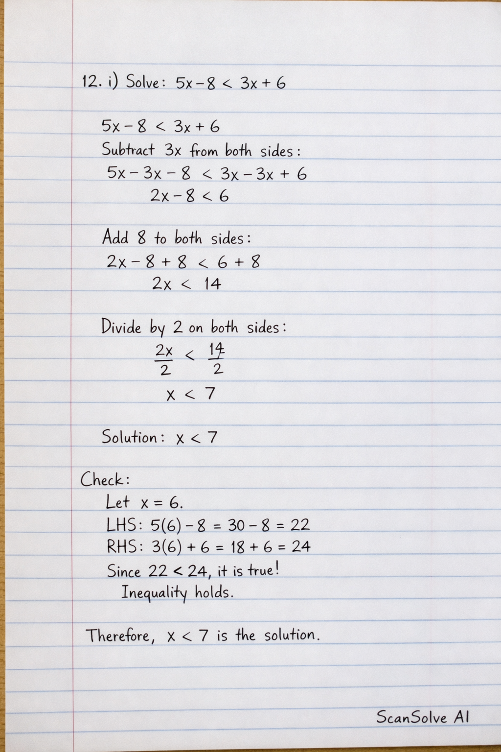 Handwritten step-by-step solution preview