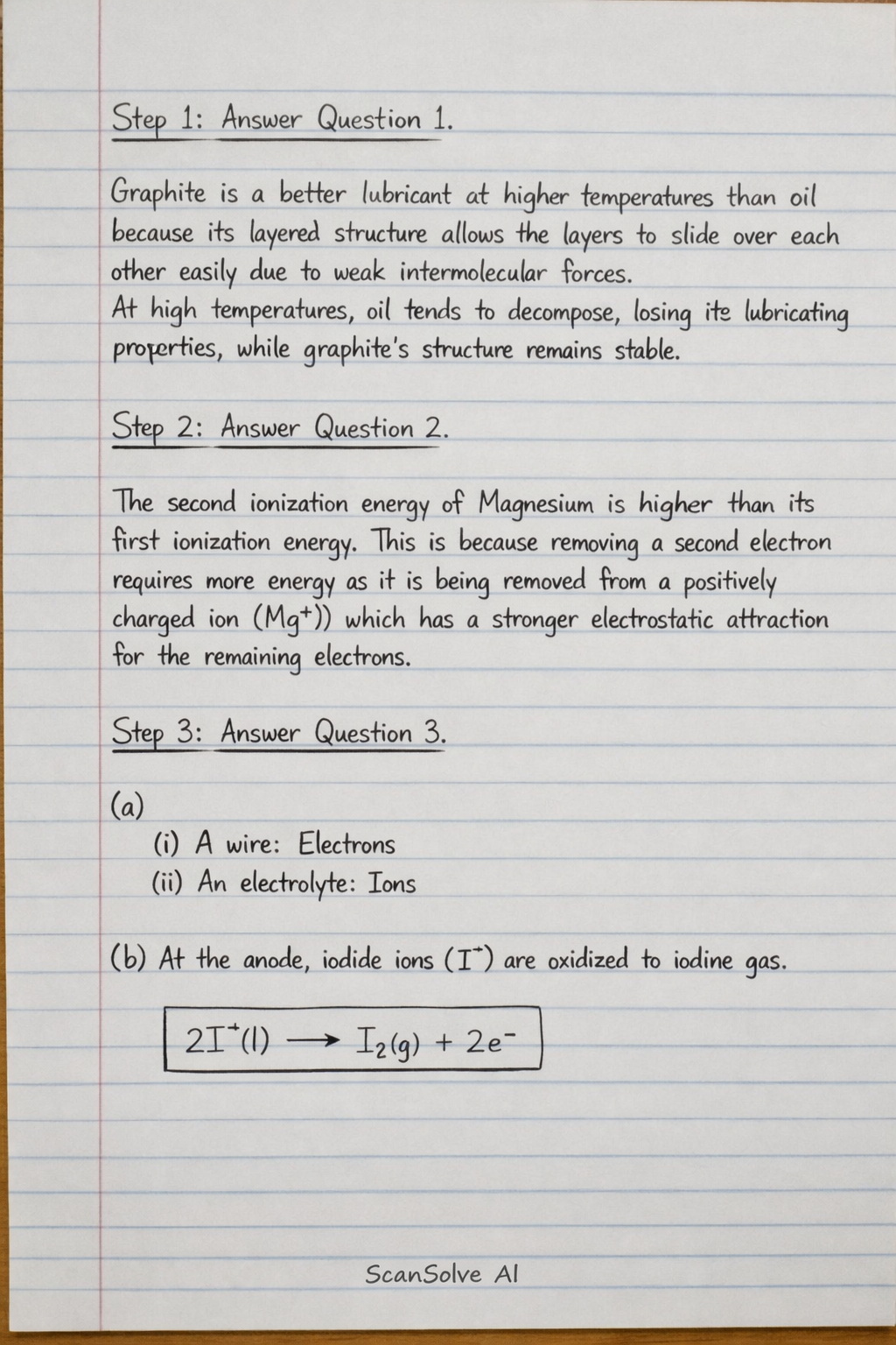 Handwritten step-by-step solution preview