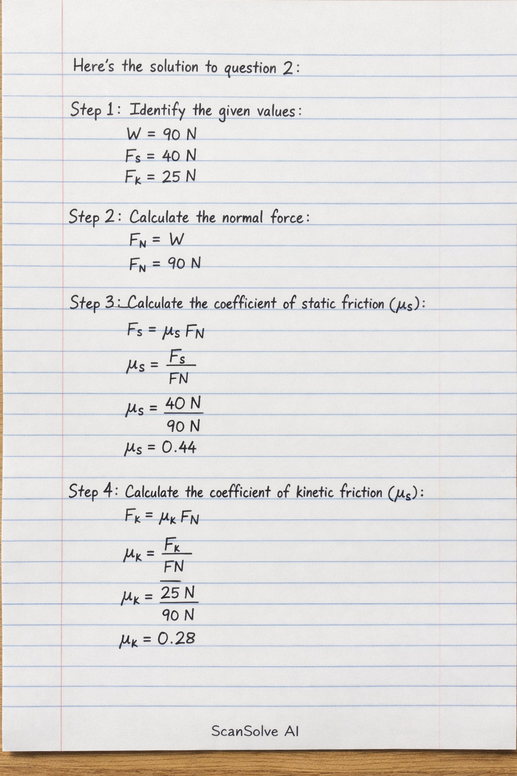 Handwritten step-by-step solution preview
