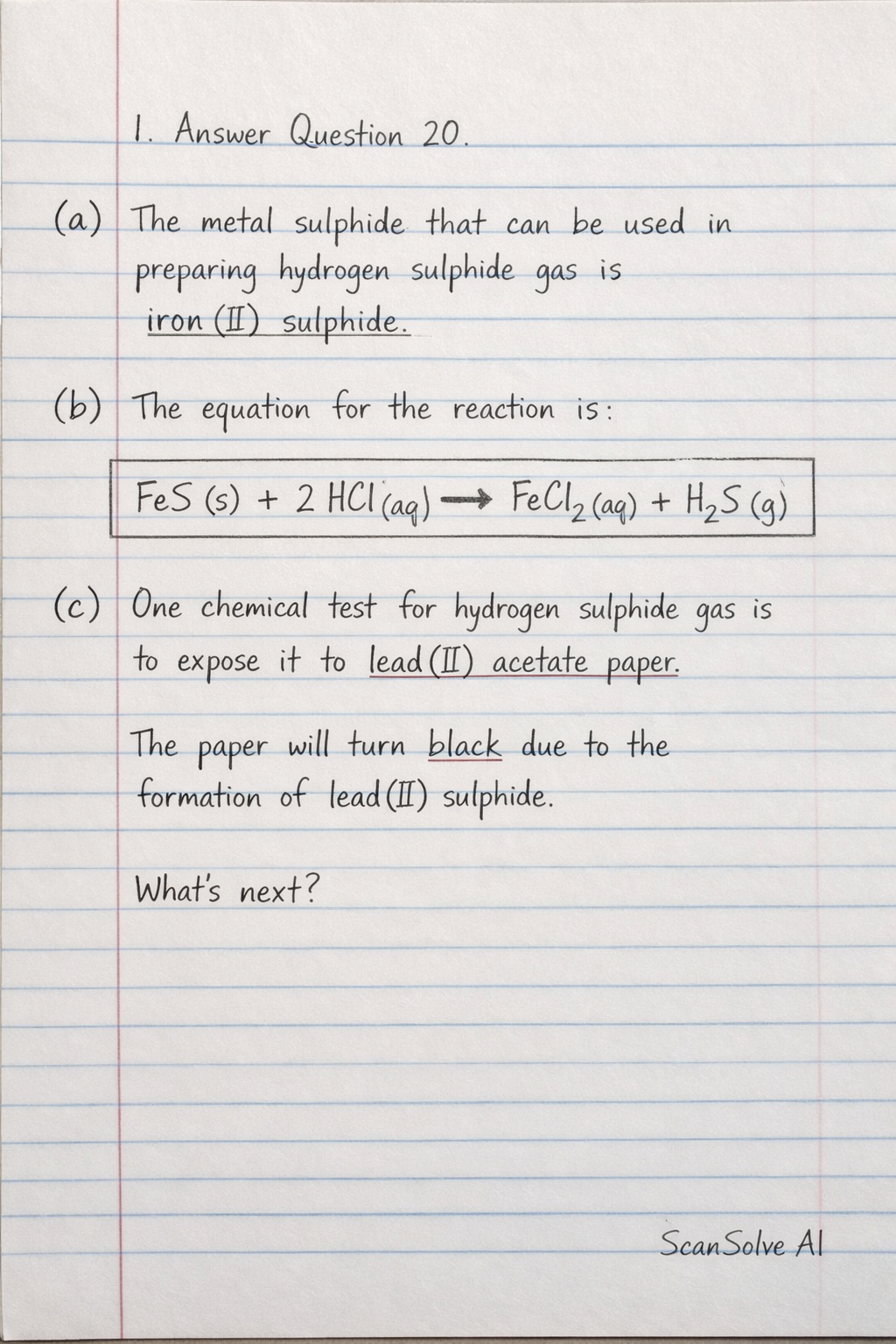 Handwritten step-by-step solution preview