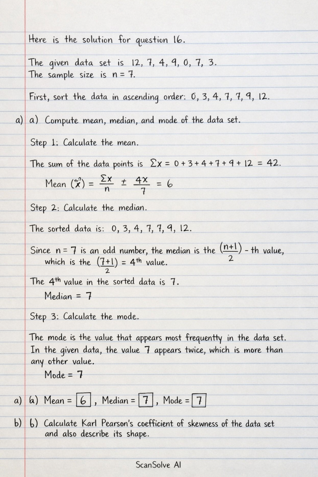 Handwritten step-by-step solution preview