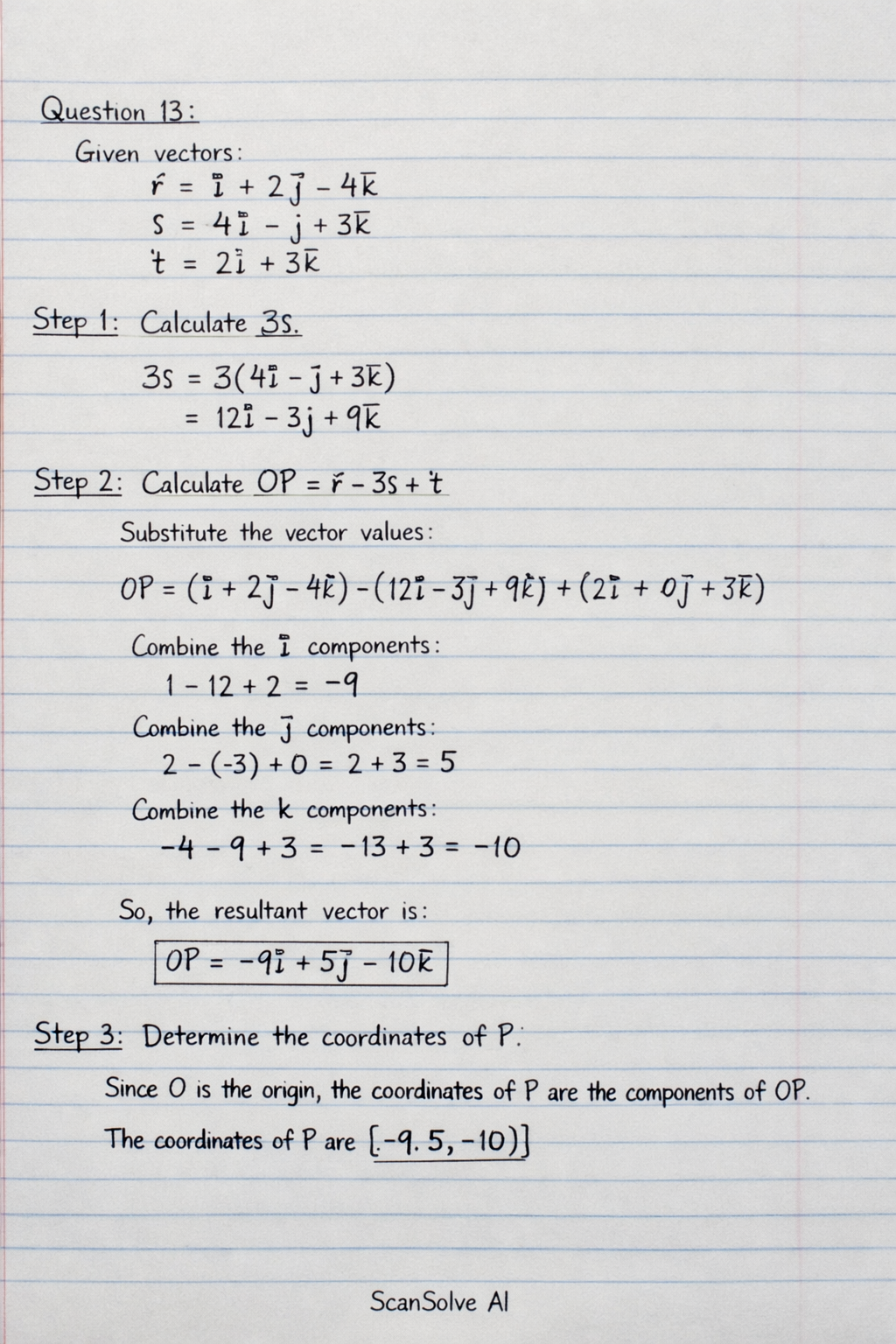 Handwritten step-by-step solution preview