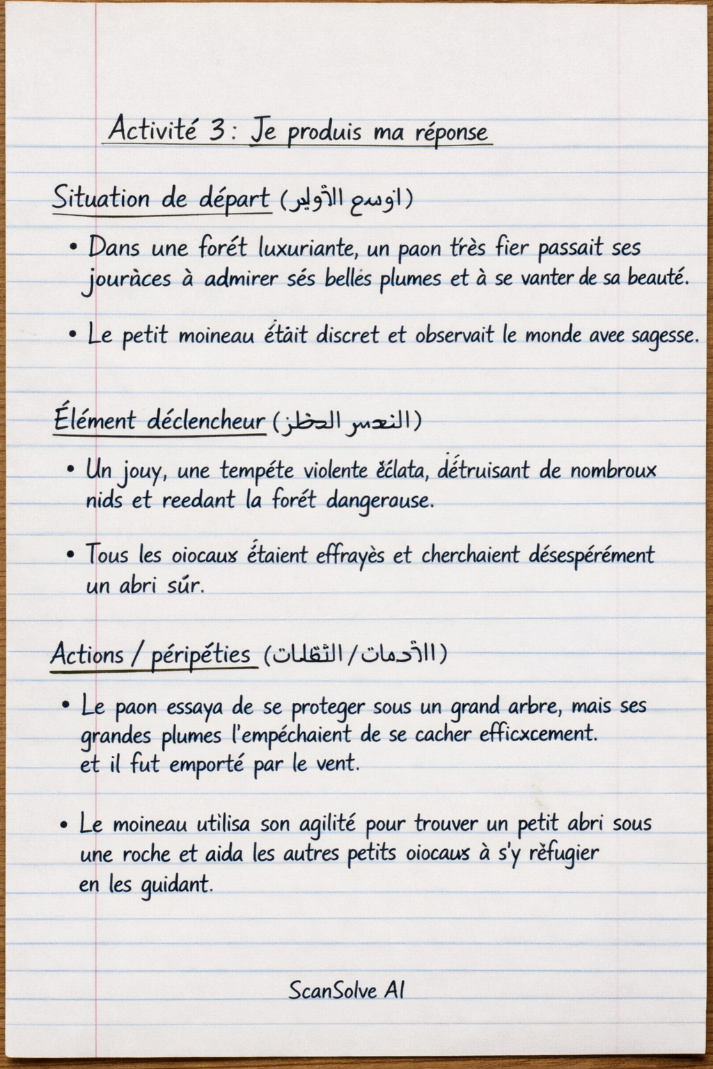 Handwritten step-by-step solution preview