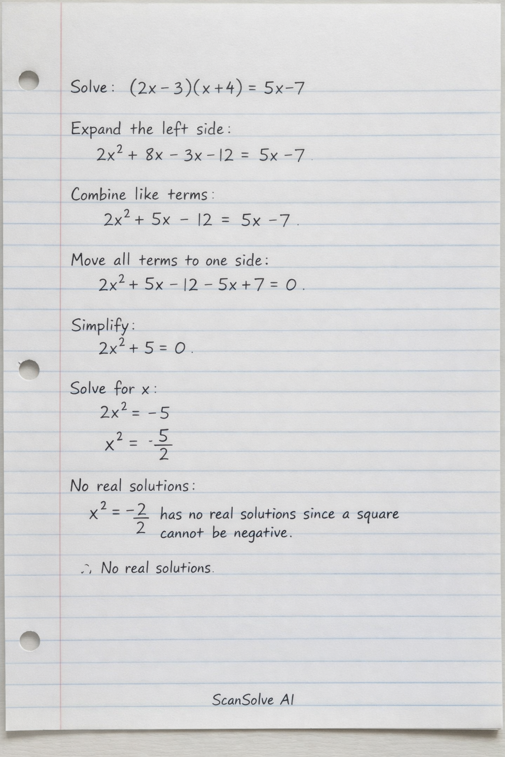 Handwritten step-by-step solution preview