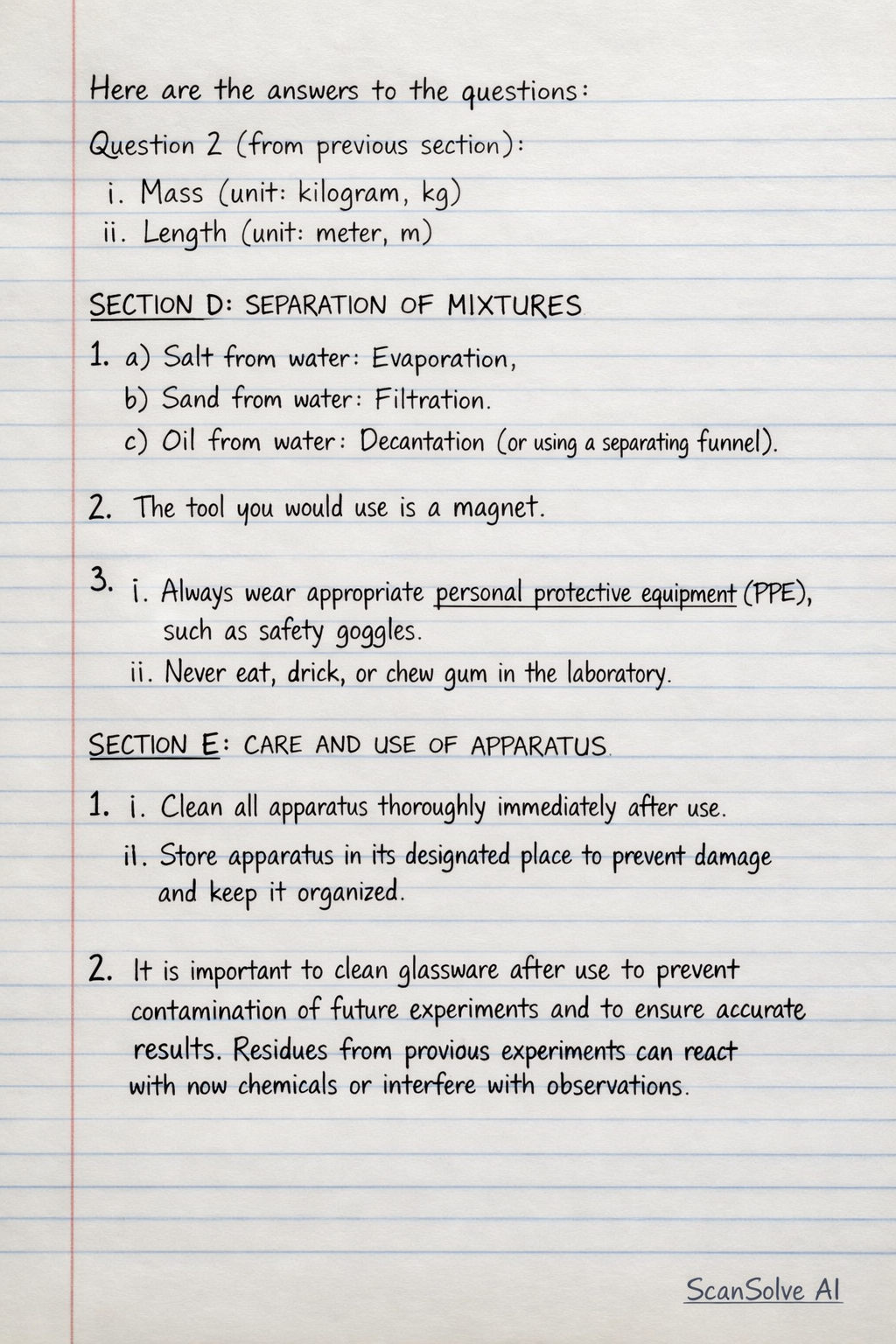 Handwritten step-by-step solution preview