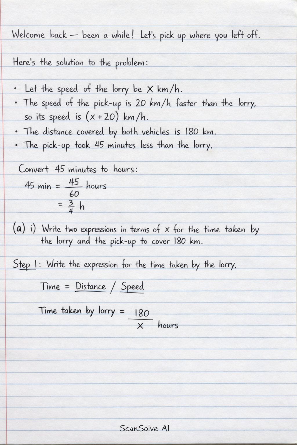 Handwritten step-by-step solution preview