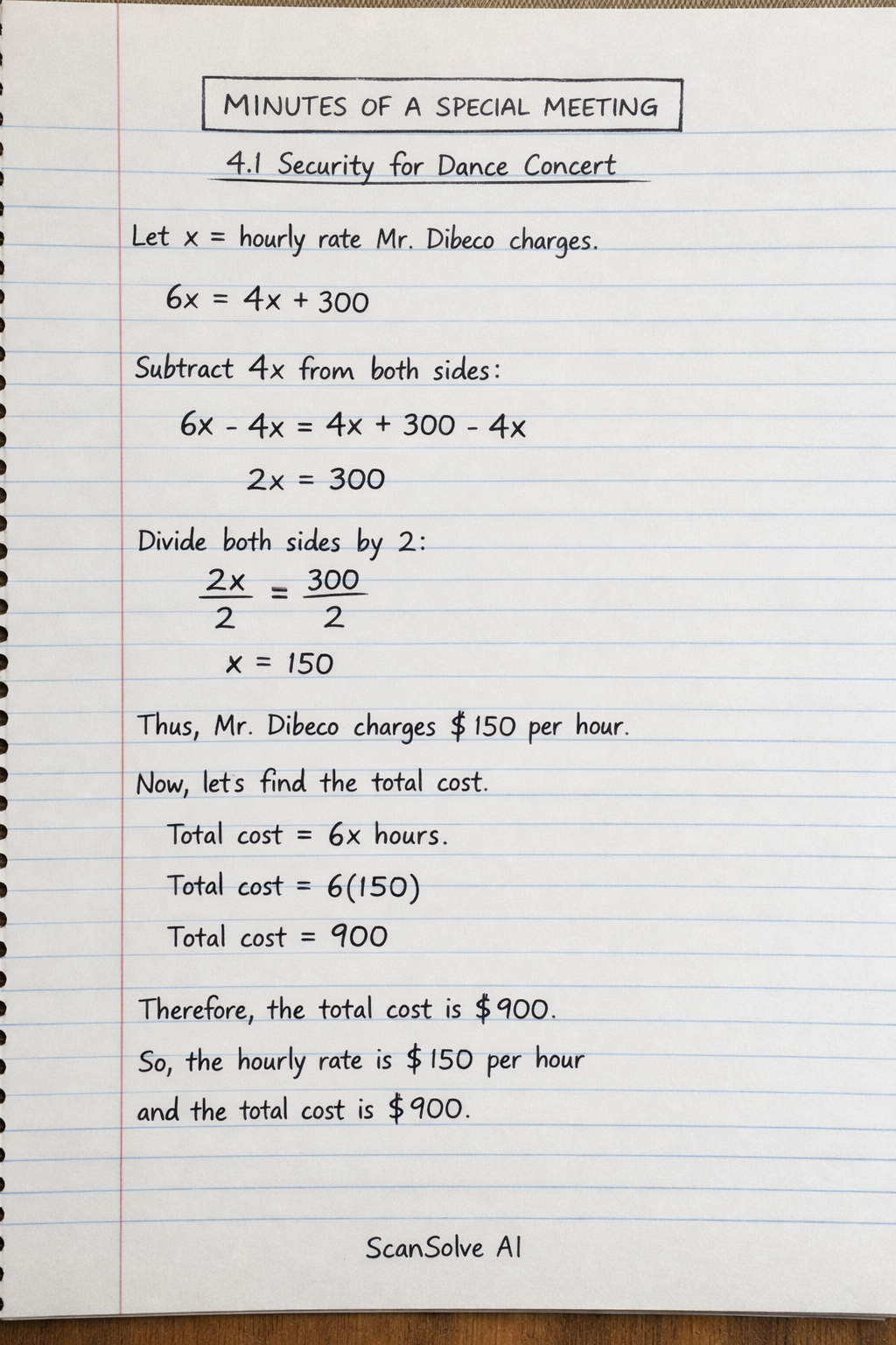 Handwritten step-by-step solution preview