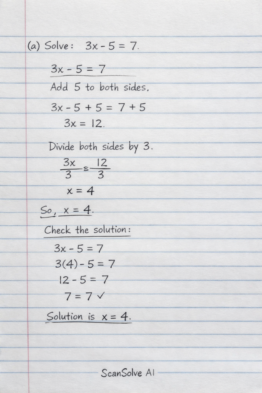 Handwritten step-by-step solution preview