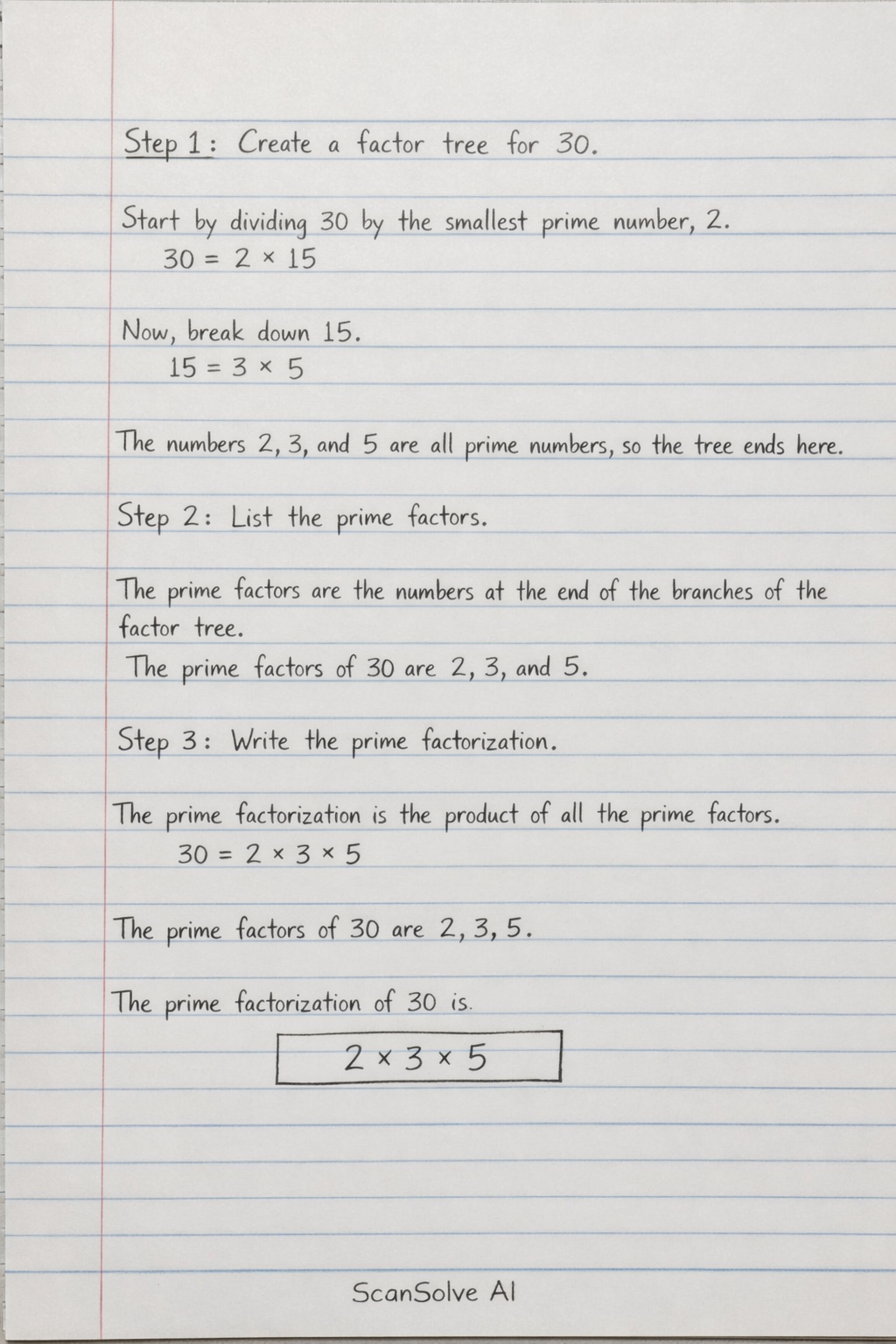 Handwritten step-by-step solution preview