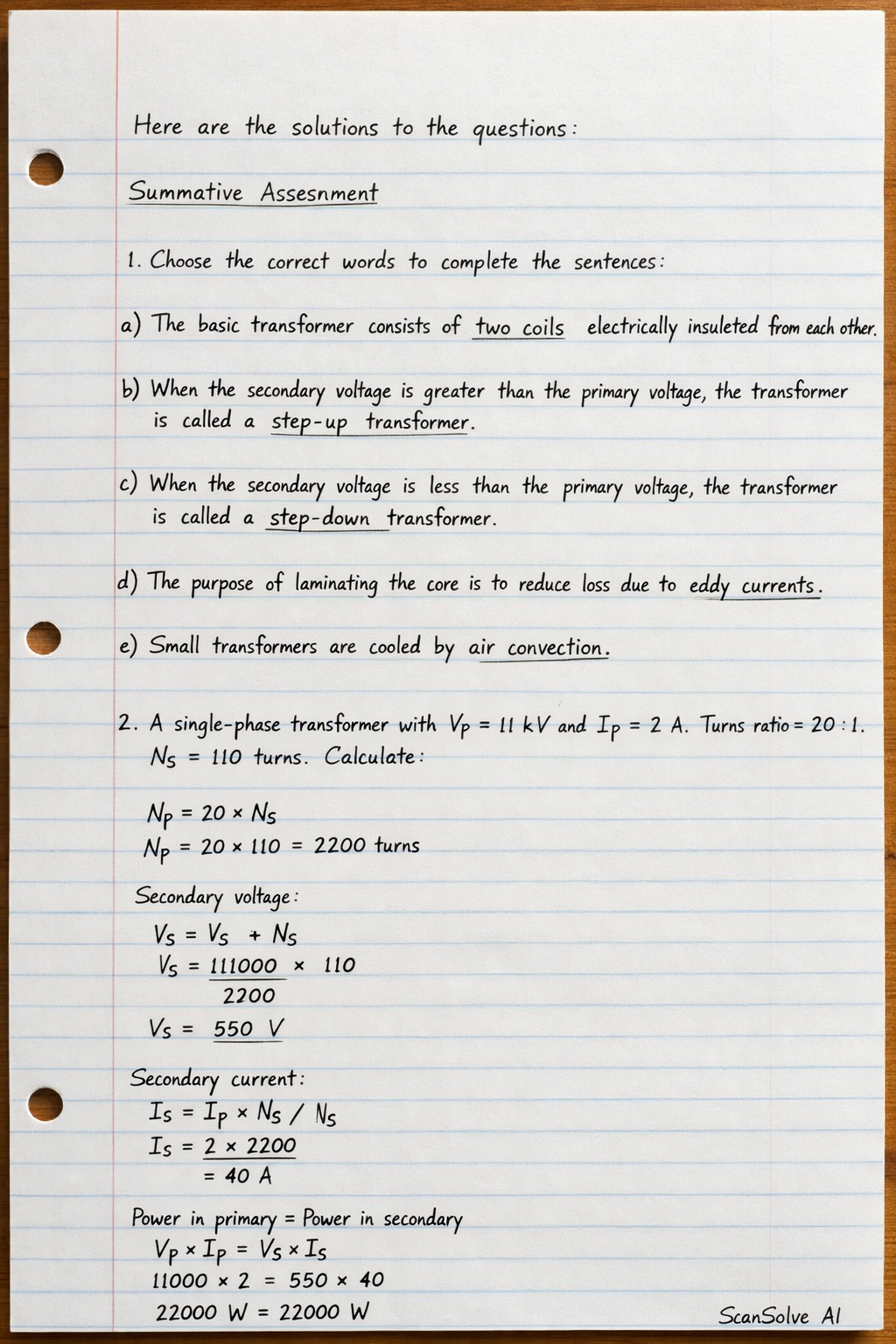 Handwritten step-by-step solution preview