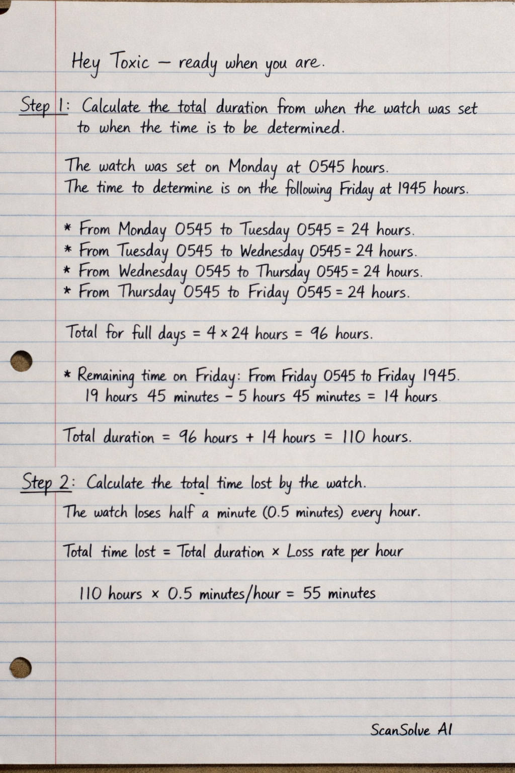 Handwritten step-by-step solution preview