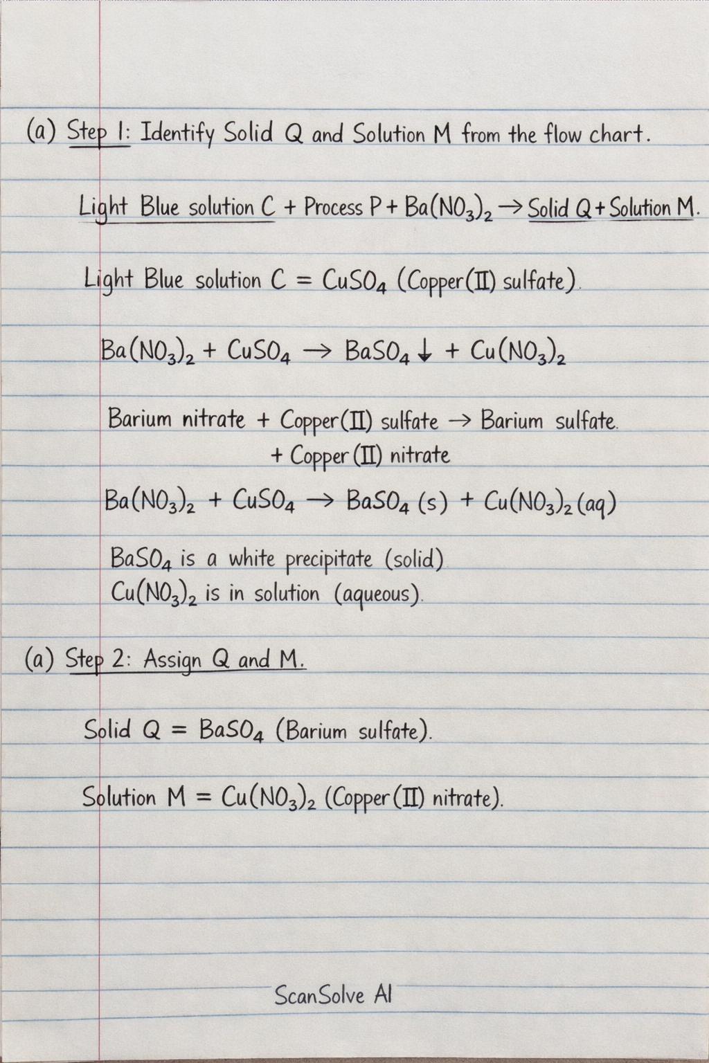 Handwritten step-by-step solution preview