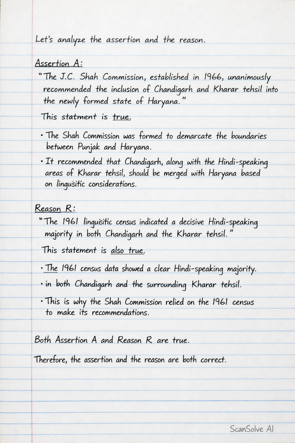 Handwritten step-by-step solution preview
