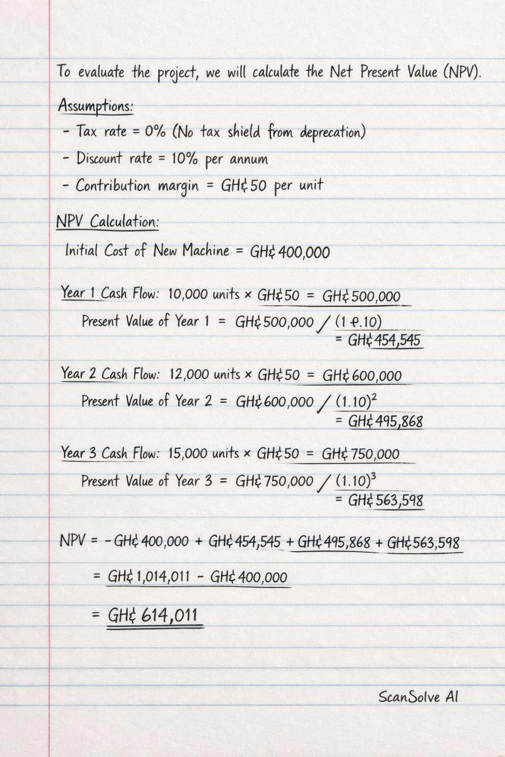 Handwritten step-by-step solution preview