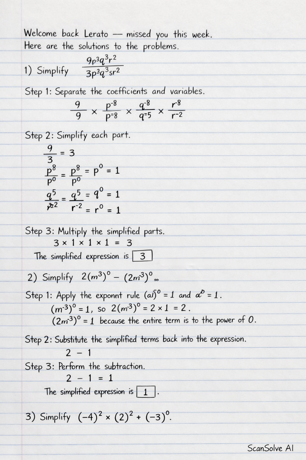 Handwritten step-by-step solution preview