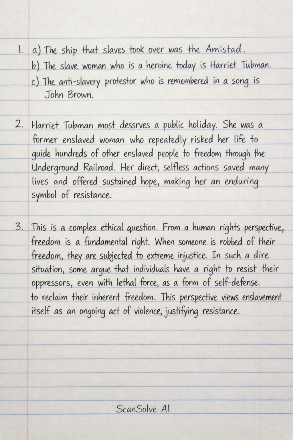 Handwritten step-by-step solution preview