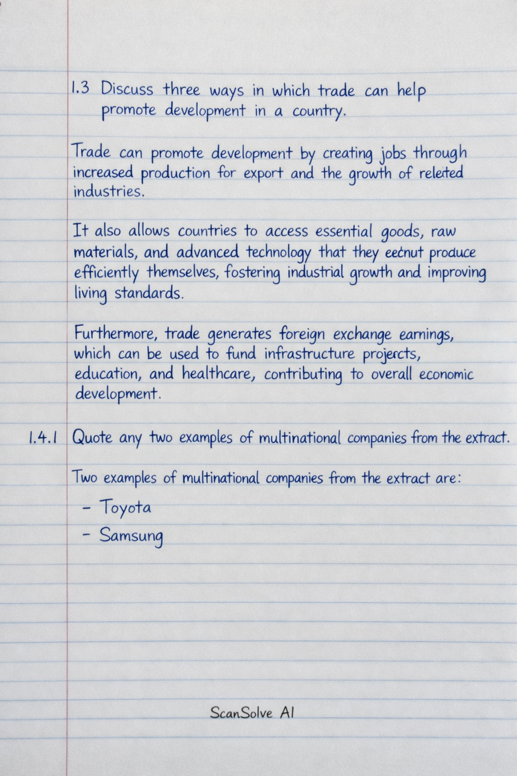 Handwritten step-by-step solution preview