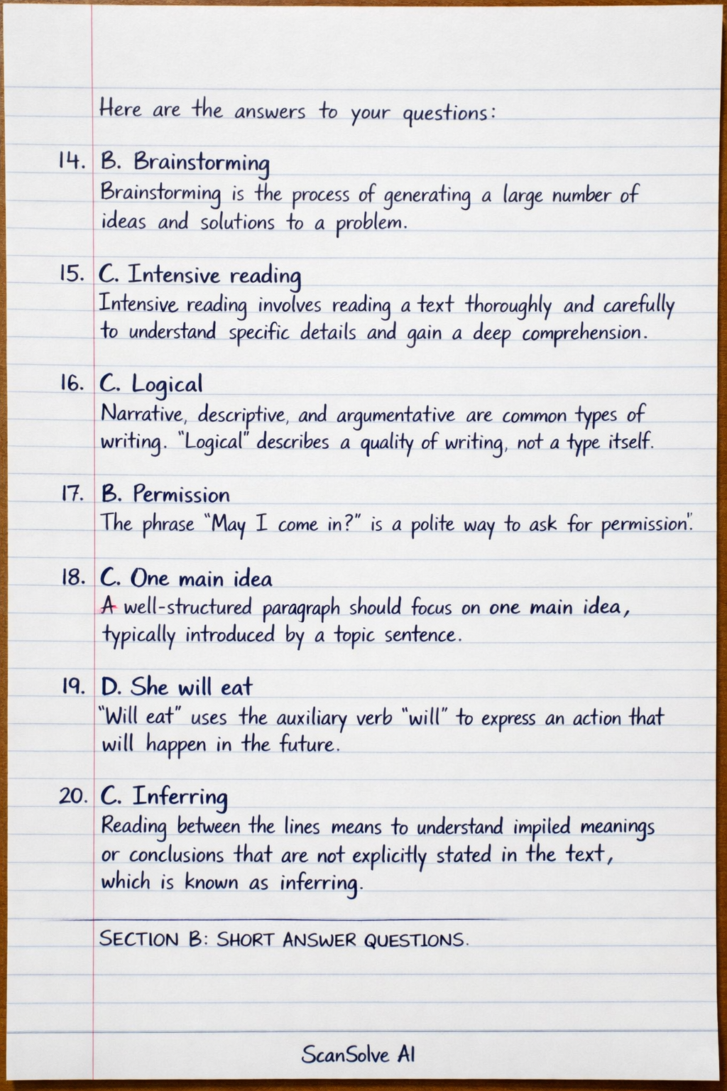 Handwritten step-by-step solution preview