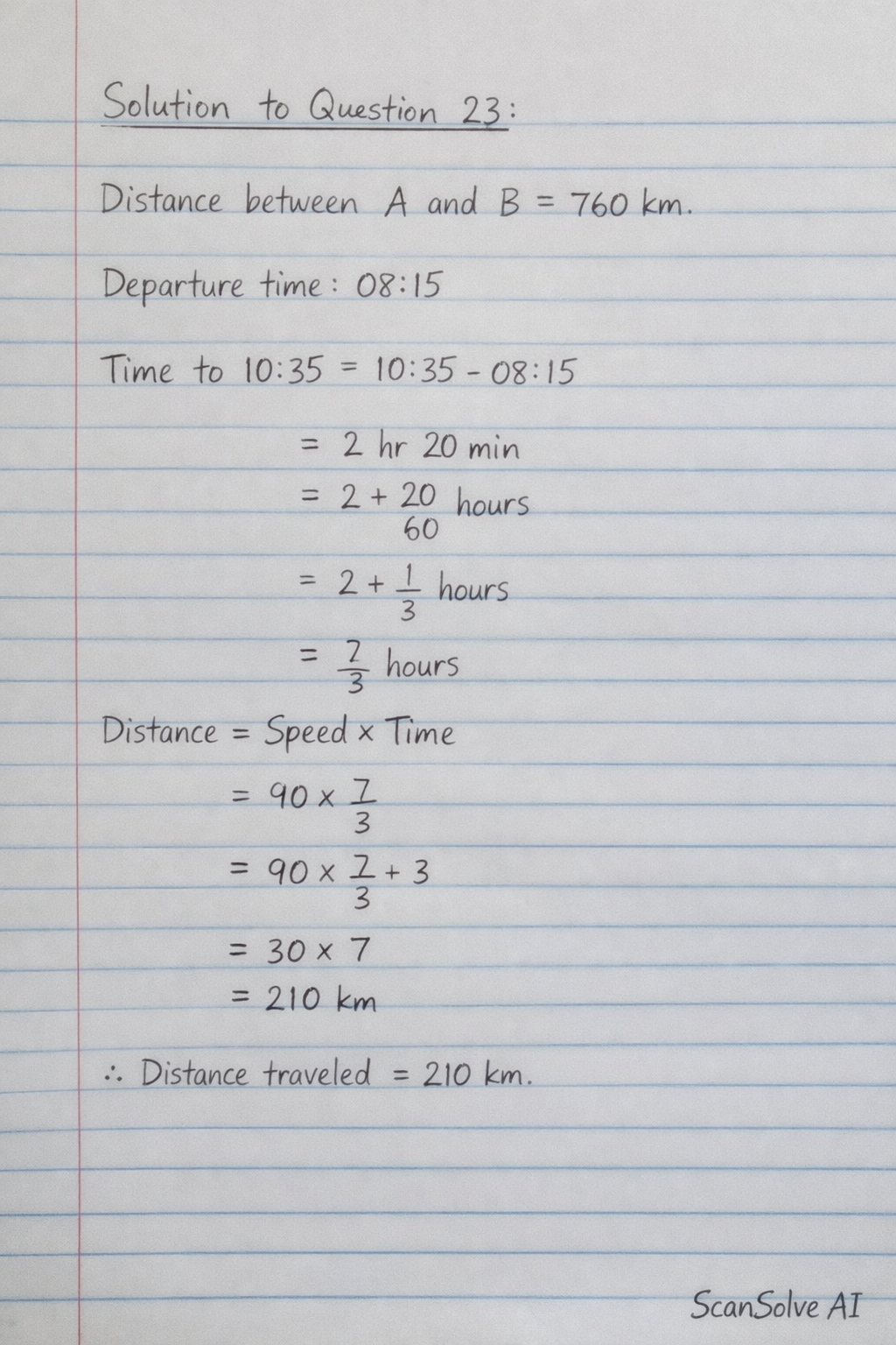 Handwritten step-by-step solution preview
