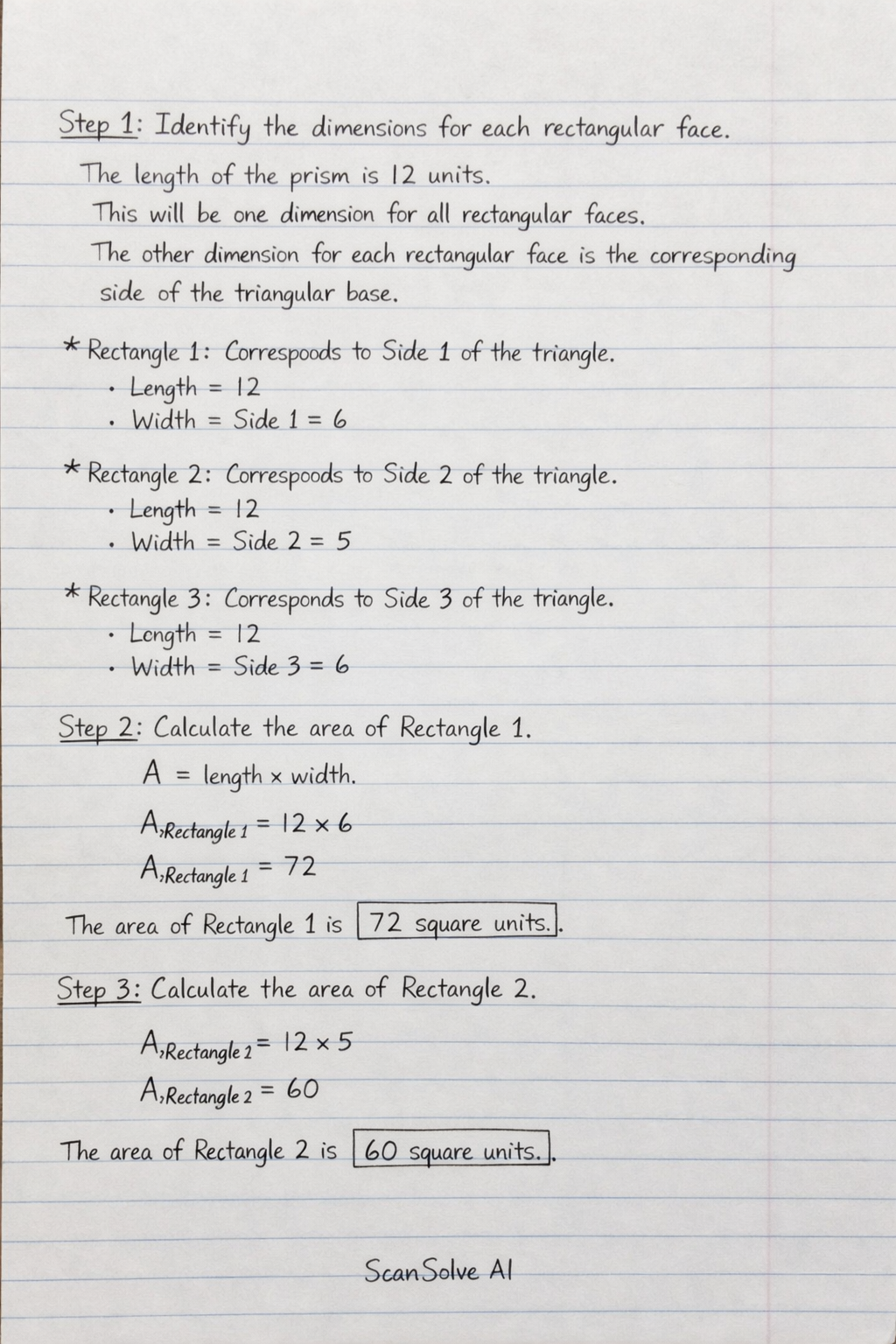 Handwritten step-by-step solution preview