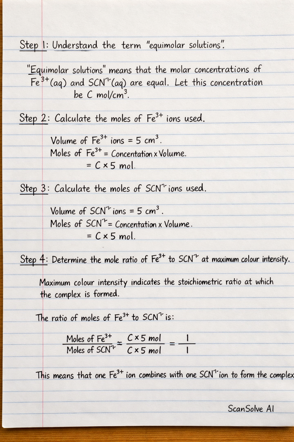 Handwritten step-by-step solution preview