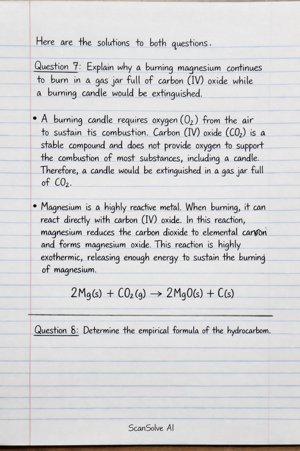 Handwritten step-by-step solution preview