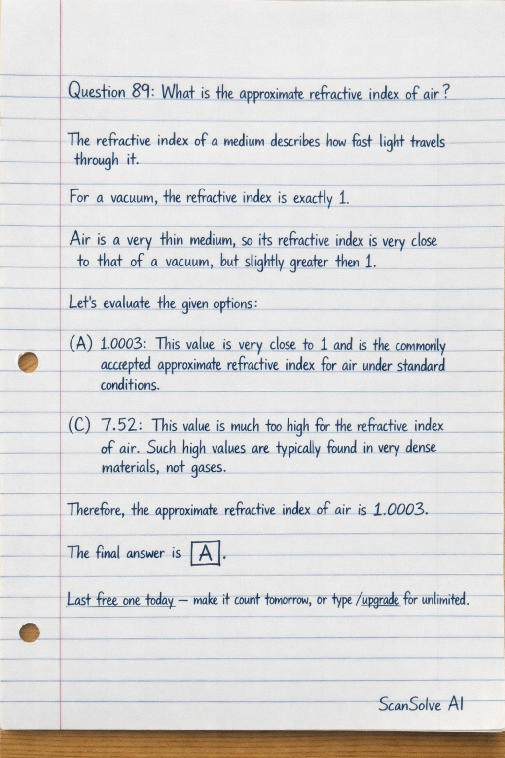 Handwritten step-by-step solution preview