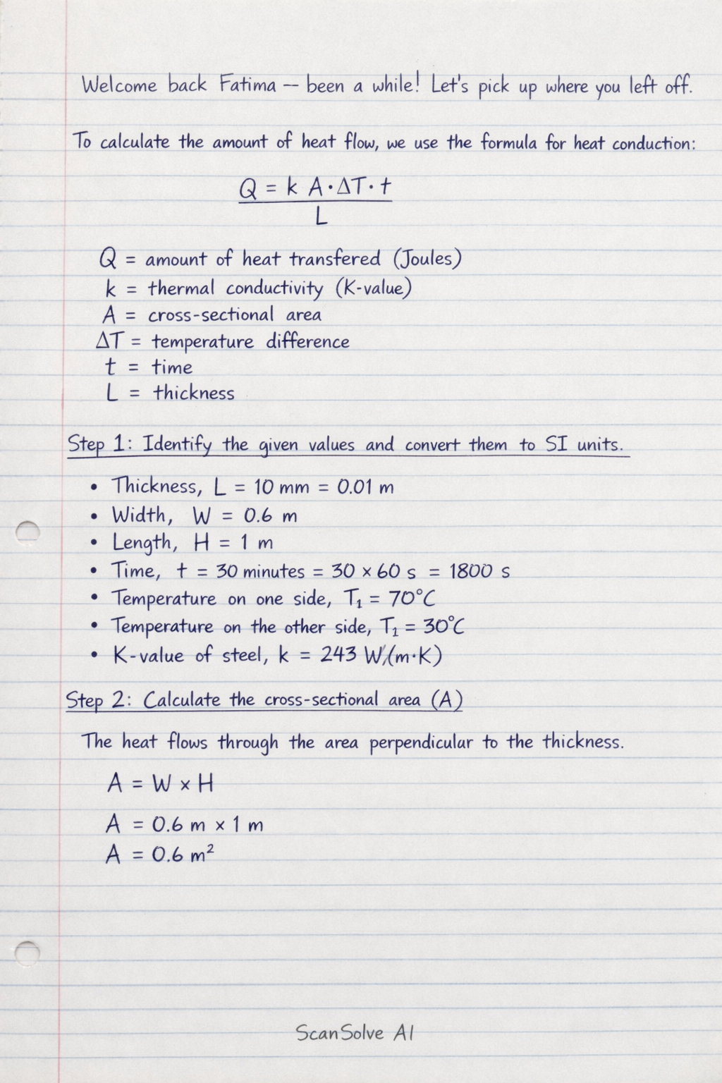 Handwritten step-by-step solution preview