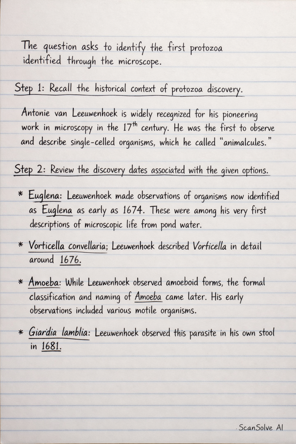 Handwritten step-by-step solution preview