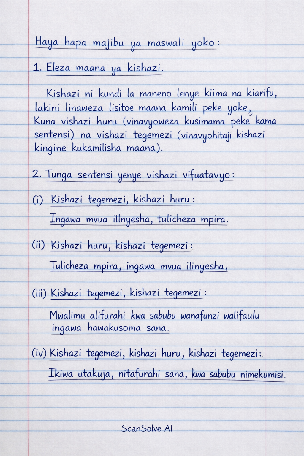Handwritten step-by-step solution preview
