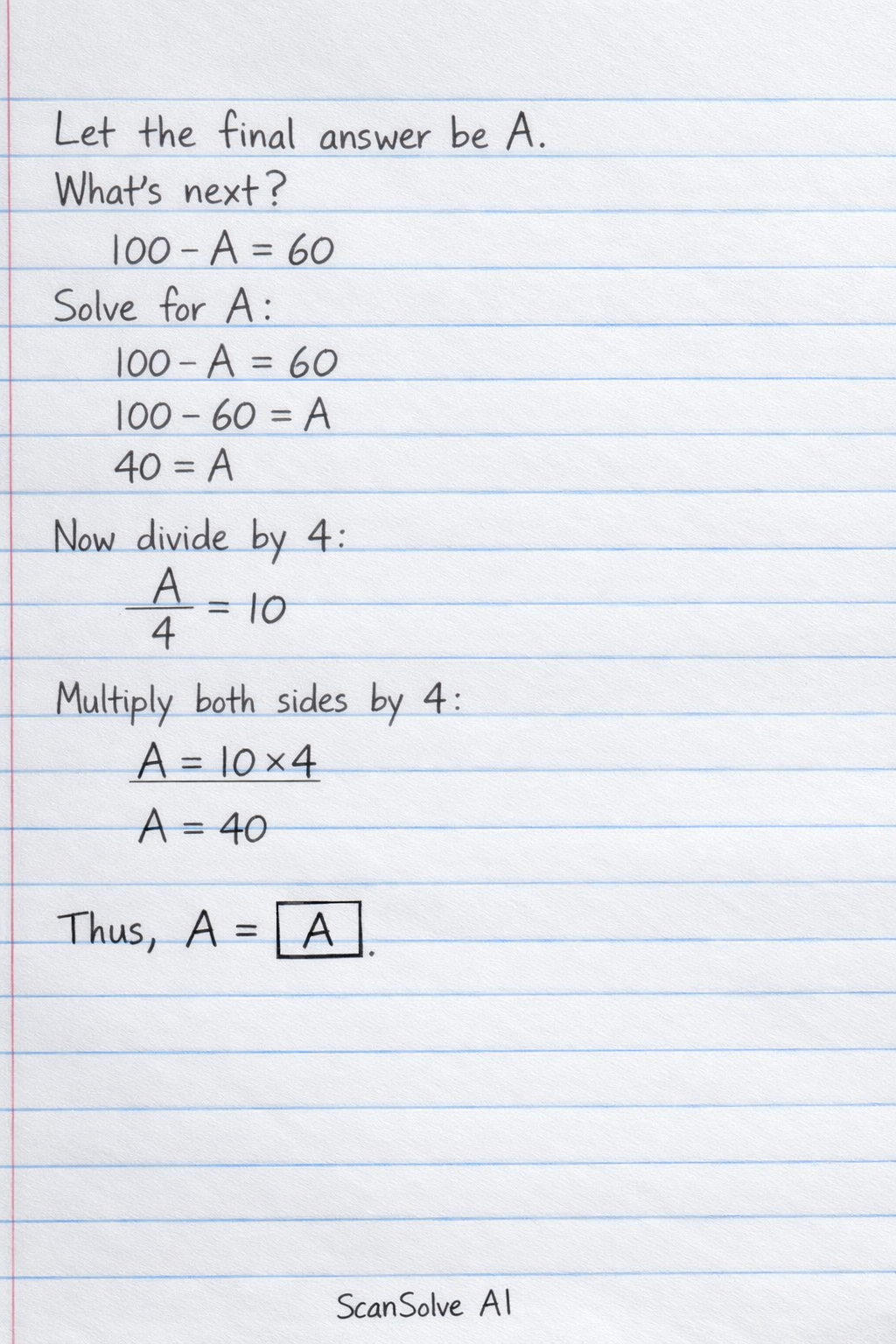 Handwritten step-by-step solution preview