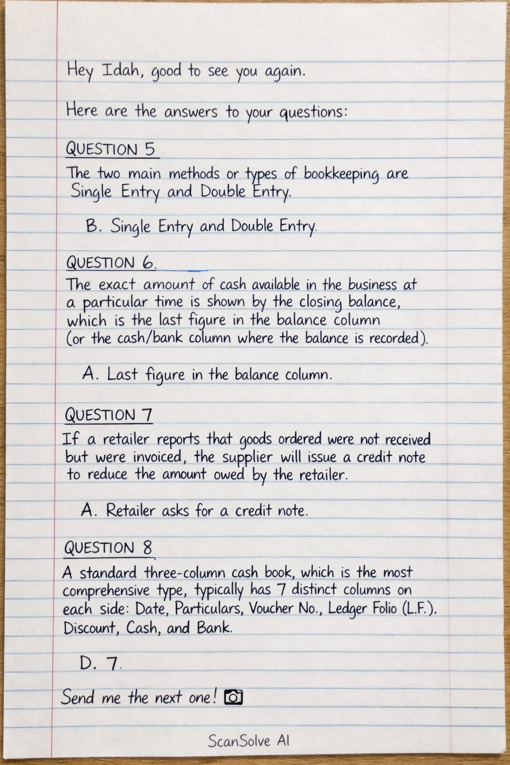 Handwritten step-by-step solution preview