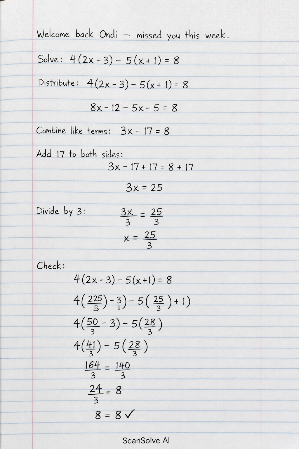 Handwritten step-by-step solution preview