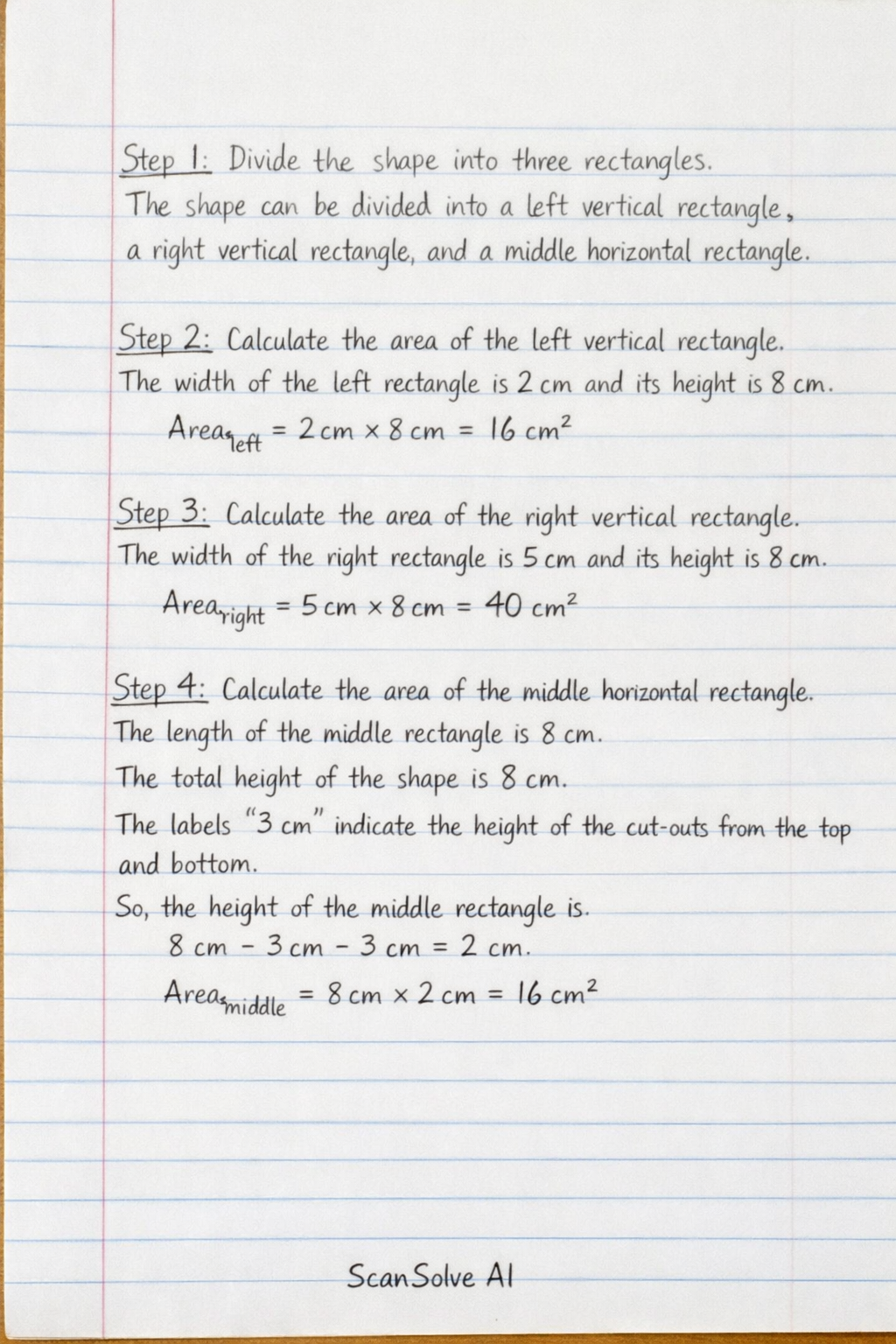 Handwritten step-by-step solution preview