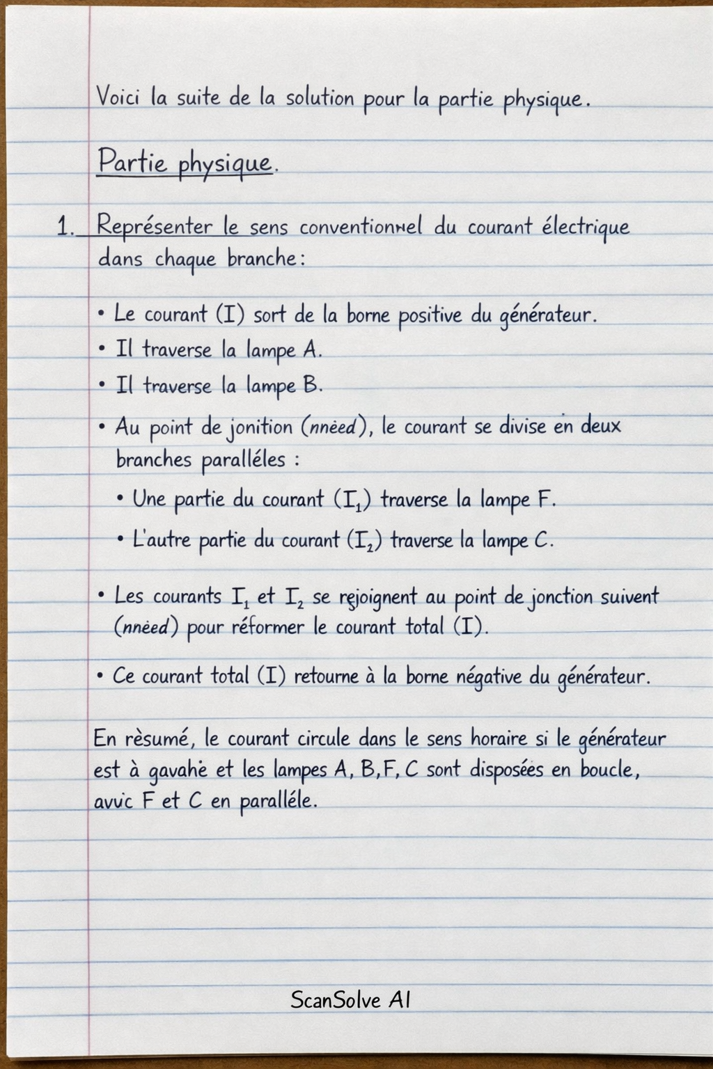 Handwritten step-by-step solution preview
