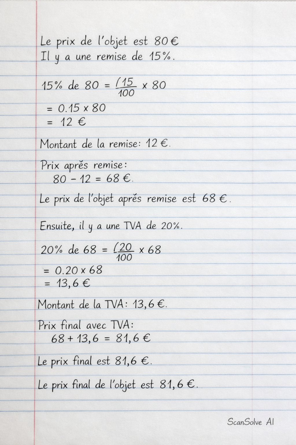 Handwritten step-by-step solution preview
